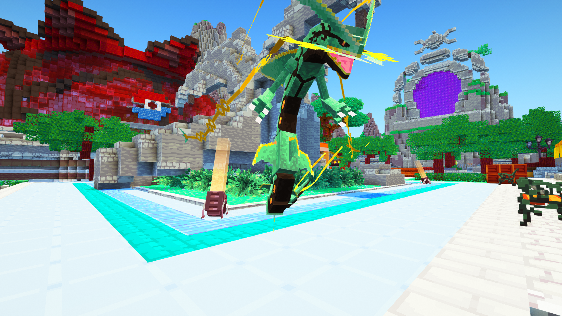 Mega-Rayquaza, le serpent céleste légendaire