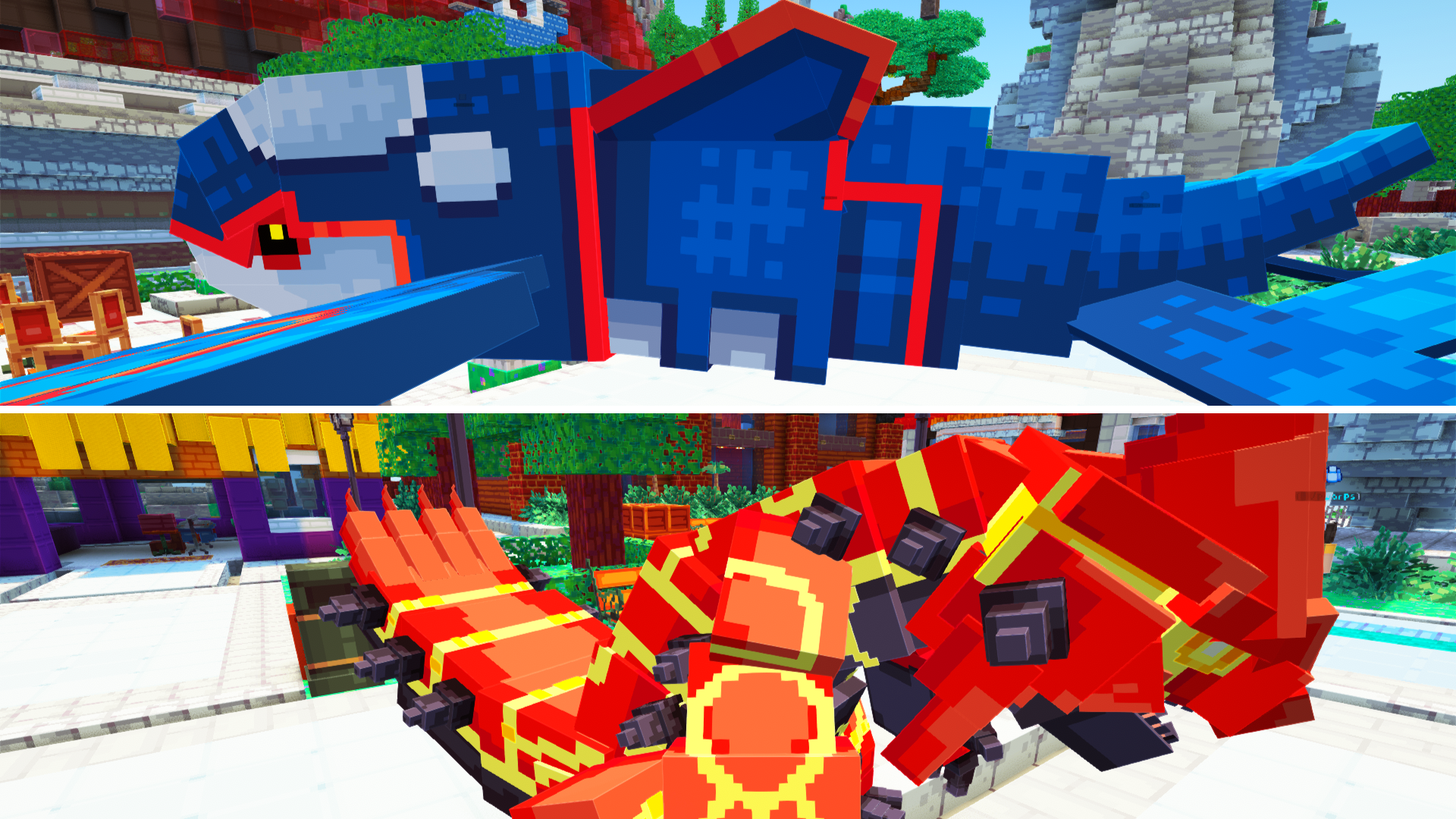 Primo-Groudon et Primo-Kyogre, les titans élémentaires